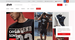 Desktop Screenshot of hiphopshop.si